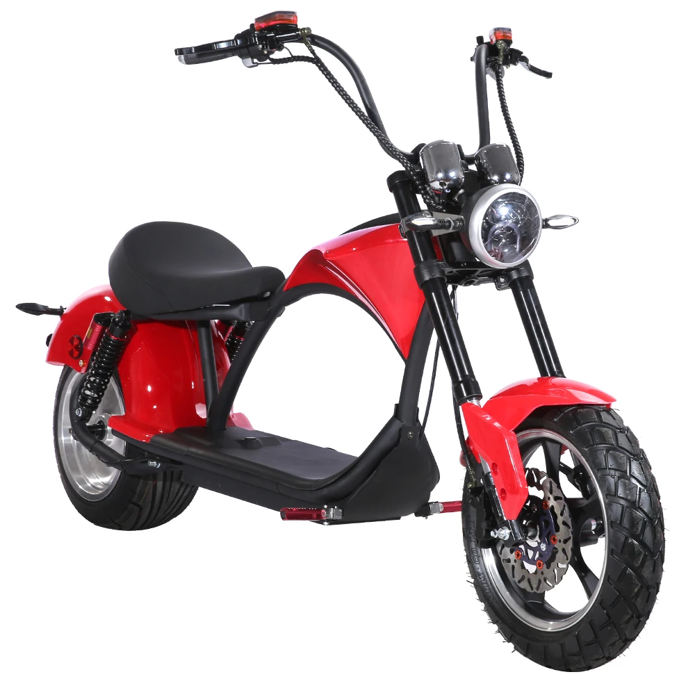 

E Motorcycle 3000w Gear Shift Fashionable Lithium Mobility Fat Tire Removable Battery Citycoco Choopers