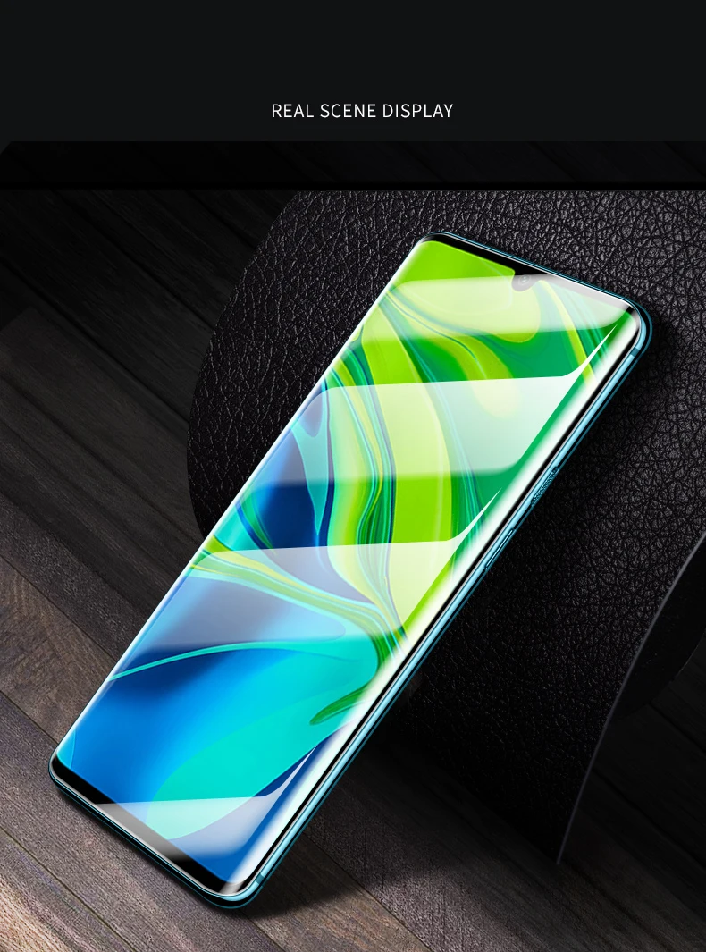 UV Sceen Protector For Xiaomi Mi CC9 Pro Mi 9 SE UV Liquid Glue Tempered Glass For Xiaomi redmi note 8 pro 8 8A 9t pro cc9 e a3