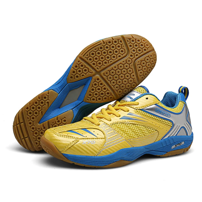 

TaoBo New Golden Pro Badminton Shoes Pingpong for Men Women Ultra Light Cushion Sport Sneaker Breathable Anti-Slippery Training