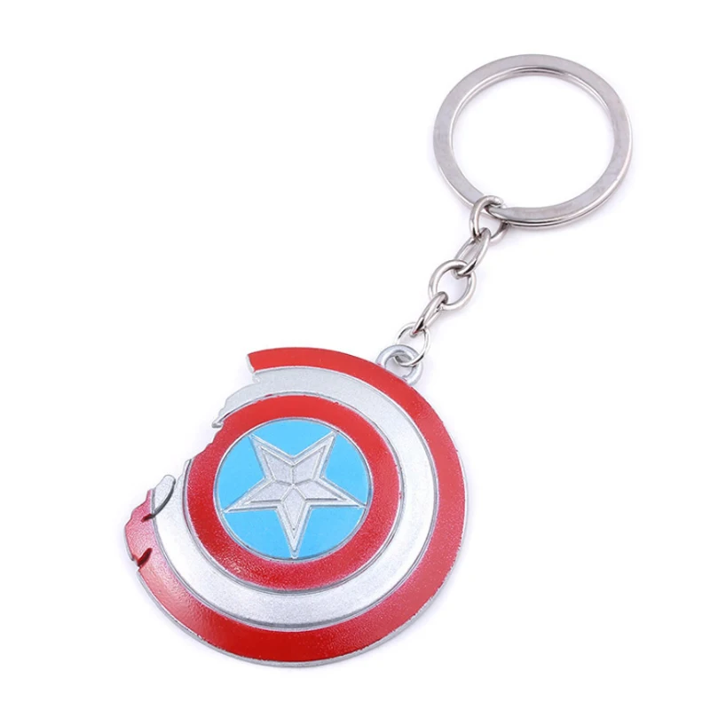 Брелок с героями Marvel Капитан Америка брелок Мстители Тор брелоки в виде молота