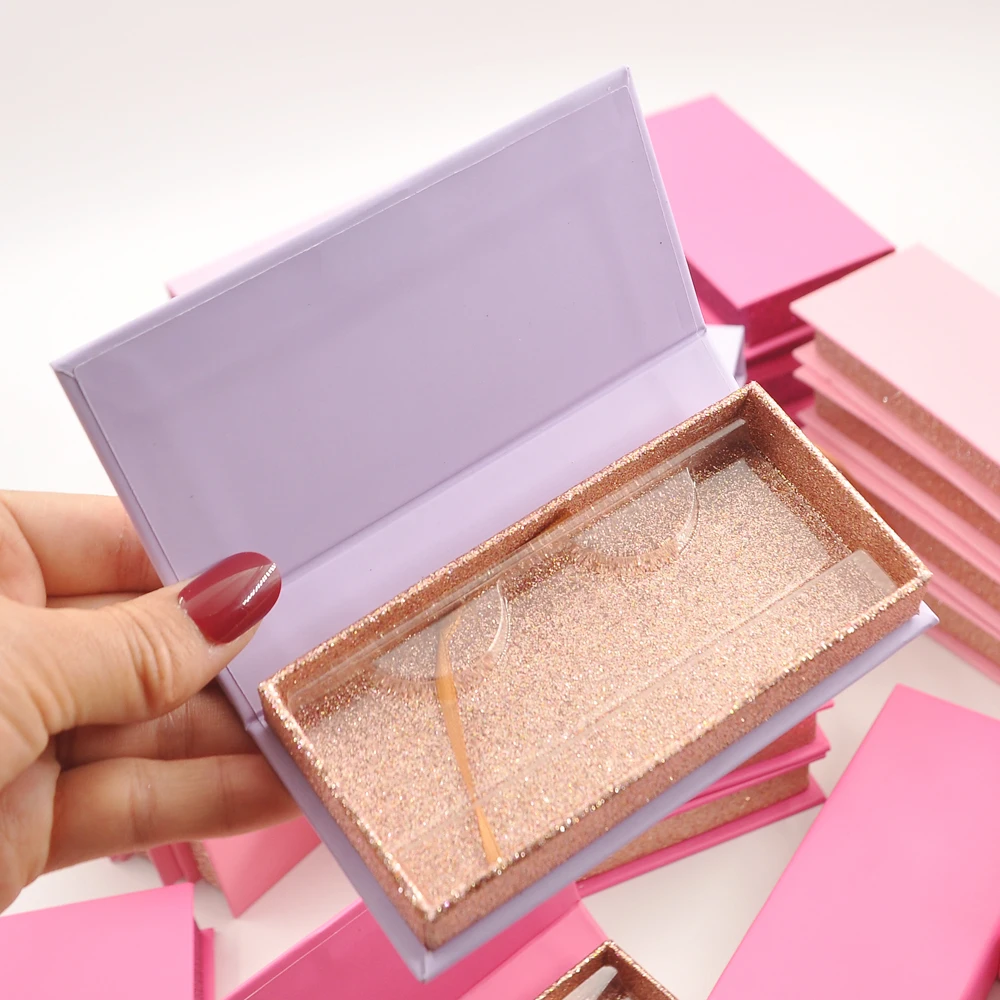 

Lash Boxes Packaging Wholesale items Eyelash Package Box Custom Rectangle Paper Box Makeup Magnetic Eyelash Storage Case Vendors