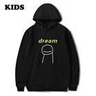 DreamWasTaken худи для мальчиков и девочек свитер с длинными рукавами детский топ; Толстовка с уличная мечта Харадзюку уличная одежда