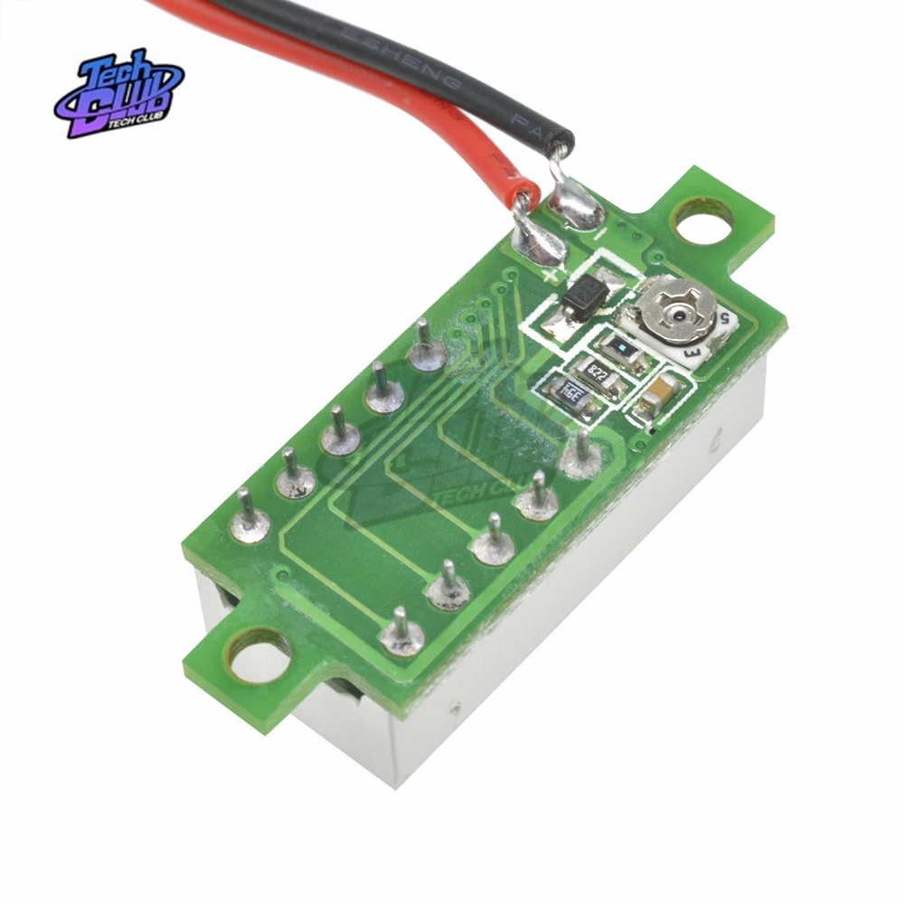 Мини цифровой вольтметр Напряжение метр тестер 0,28 дюймов 2,5 V-30 V светодиодный Экран Цифровой вольтметр, красный, зеленый, голубой, желтый