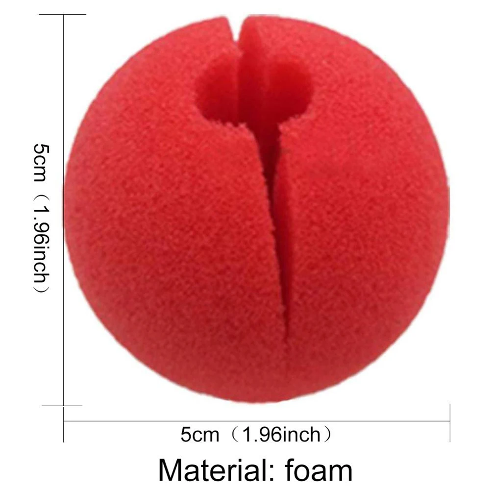 30 шт 5 см большие спонжи Красный Губка шары смешной реквизит магический клоунский