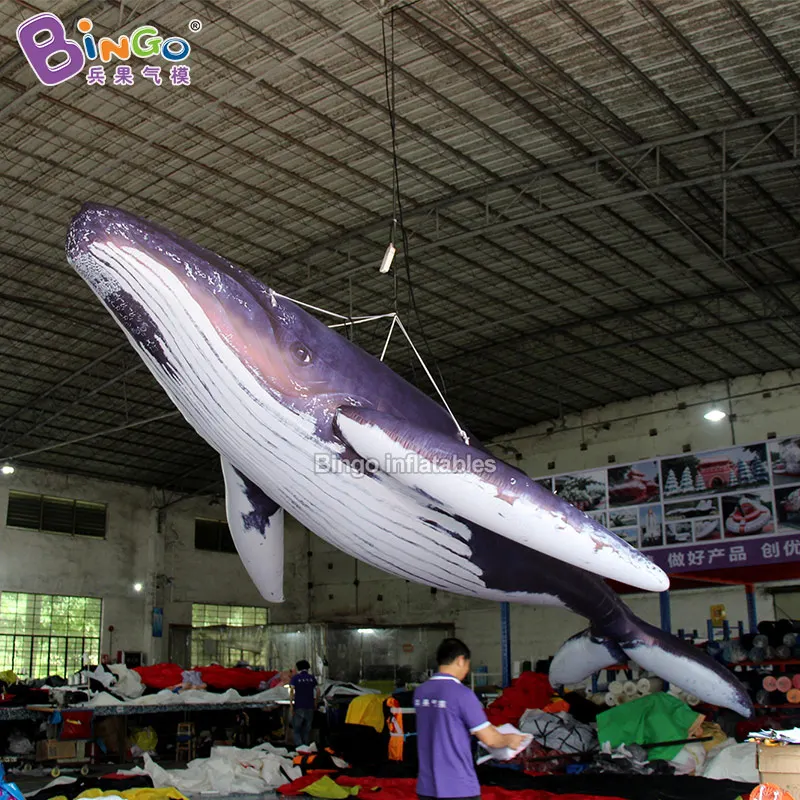 

Giant inflatable whale balloon for ocean theme park decoration display event