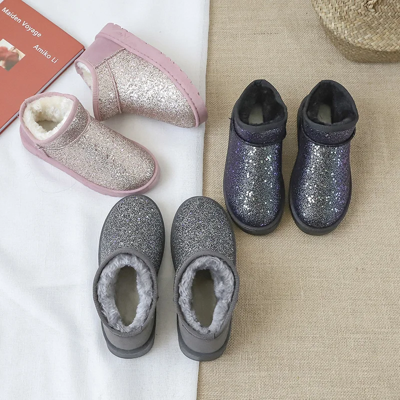 Женские ботинки женские ботильоны на платформе зимние меховые для девушек