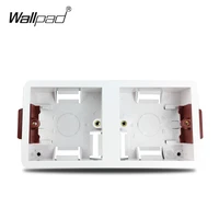 double dry lining box for gypsum board drywall plasterboad 35mm depth wall switch box wall socket cassette wallpad