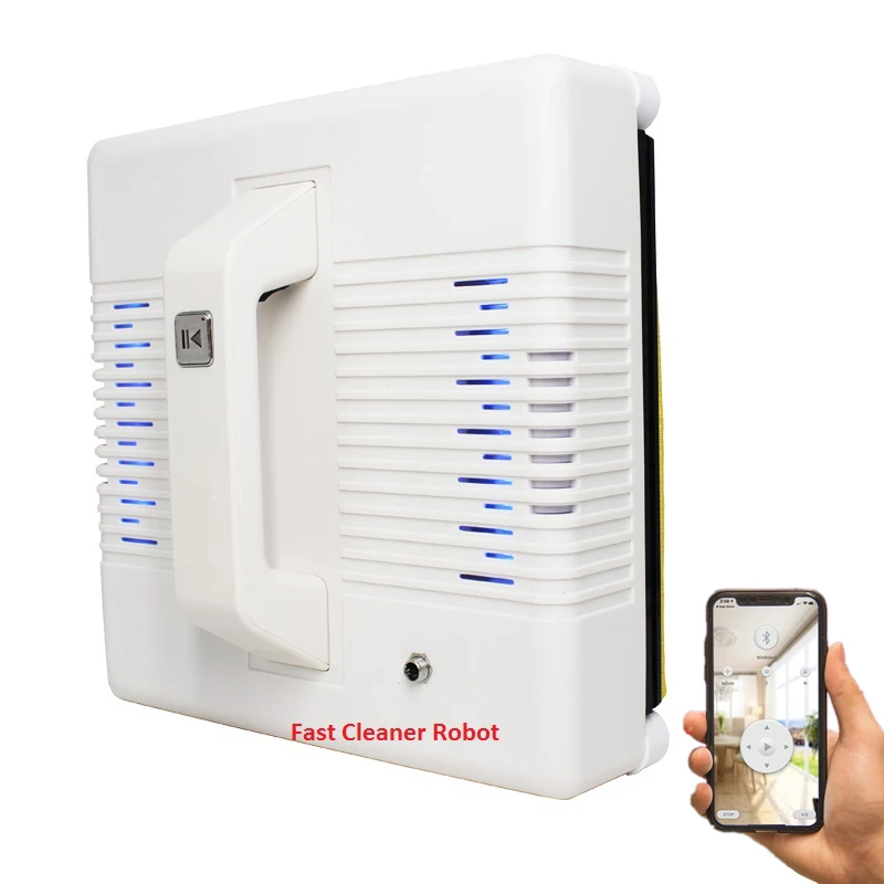 Новейший робот уборщик окон с управлением через приложение для смартфона