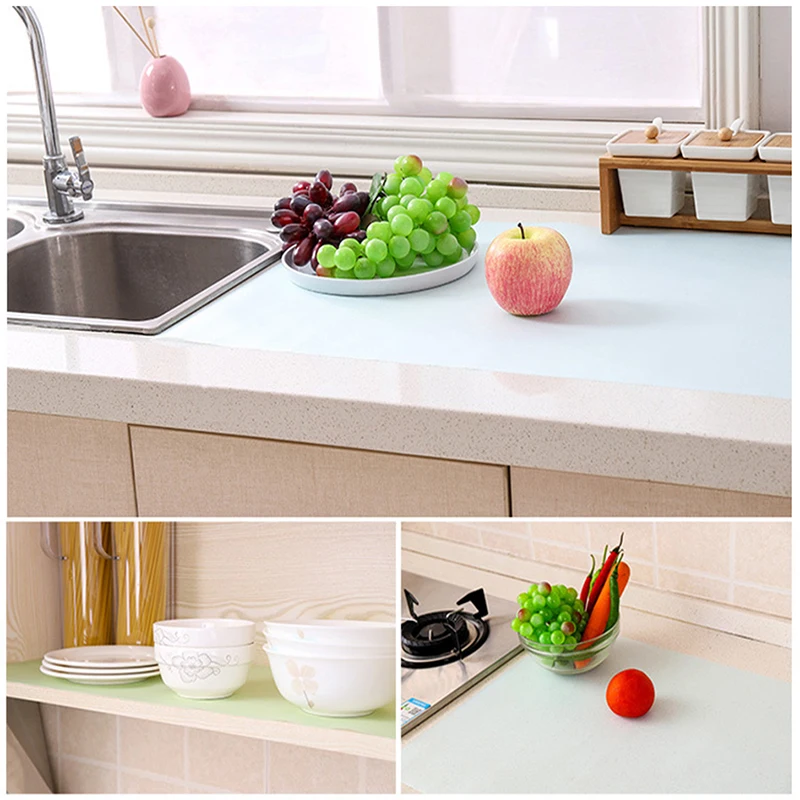 

1 Roll Kitchen Table Mat Drawers Cabinet Shelf Liners Cupboard Placemat Waterproof Oil Proof Shoes Cabinet Mat