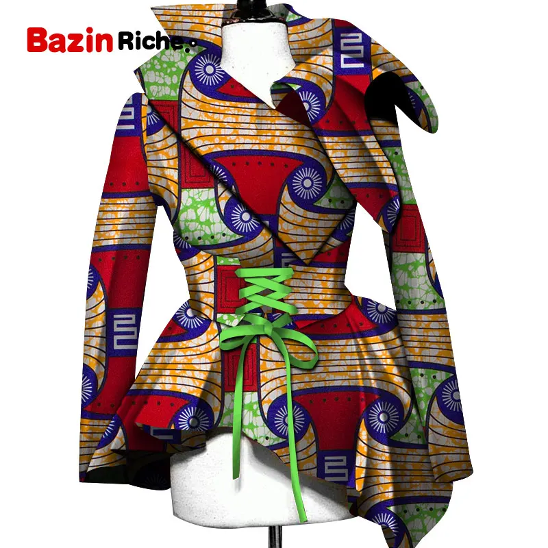 Африканское пальто для женщин новинка 2021 модные хлопковые традиционные куртки с