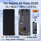 ЖК-дисплей AMOLED для Xiaomi Mi Note 10 Lite, ЖК-дисплей для Xiaomi Mi note 10, ЖК-дисплей с сенсорным экраном и дигитайзером в сборе