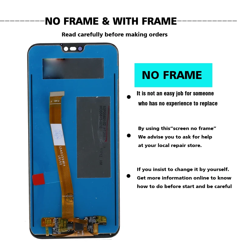 5 84 &quotдля huawei P20 Lite ЖК дисплей + сенсорный экран дигитайзер запасная сборка для P 20