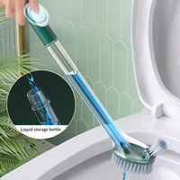 silicone toilet brush with holdercan add detergent long handled toilet cleaning brush wc cleaner toilet clean