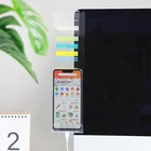 KDD акриловый монитор для сообщений, доска для заметок, прозрачная визитница, держатель для телефона, настольный пластиковый держатель, канцелярские принадлежности