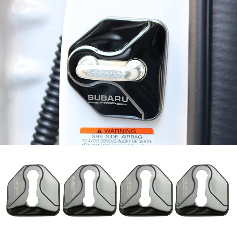 Автомобильная застежка на дверной замок Защитная Наклейка для Subaru Forester Outback Legacy