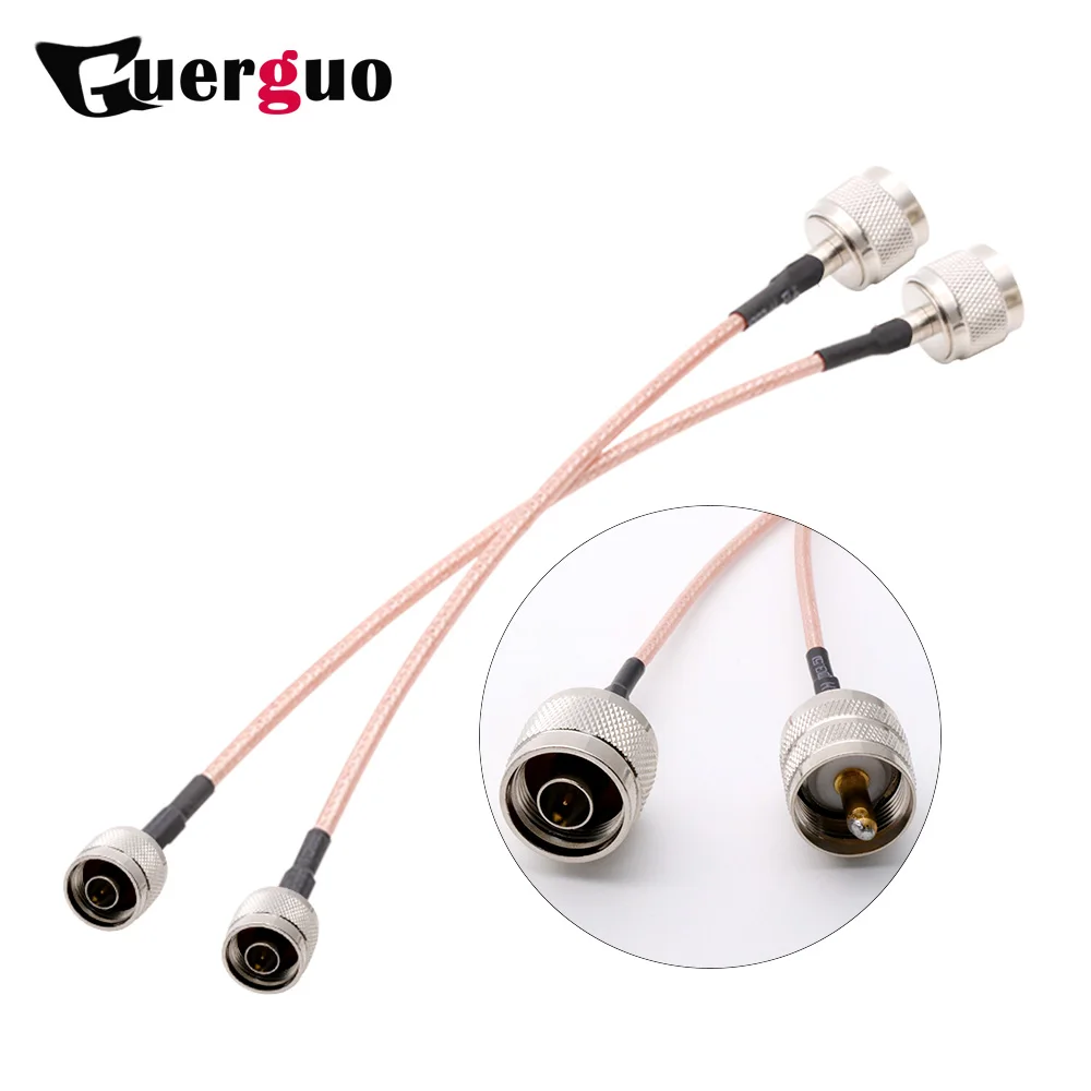 

Customized RF Cable N Type Male to UHF Male PL259 RF Pigtail Cable RG316 15cm for Wireless Router