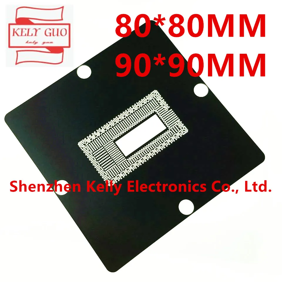 Трафарет для процессора SR3W0 Прямой нагрев 80*80 90*90 мм I3-8130U i3-7130U SR3JY SR3L8 I7-8650U SR3L9 I5-8350U