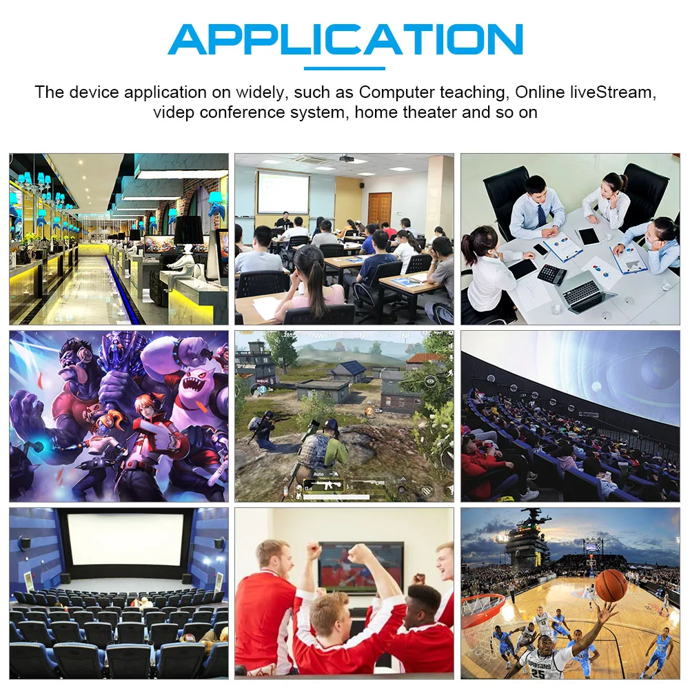 Устройство видеозахвата 1080P с выходом HDMI Карта диска 4K для Windows Android и