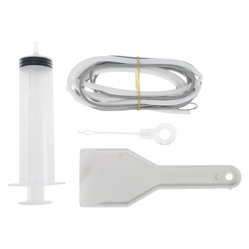 

N58C 5 Pcs Refrigerator Drain Hole Clog Remover Refrigerator Cleaning Tools Reusable Fridge Dredging Kit Household Dredge Hose