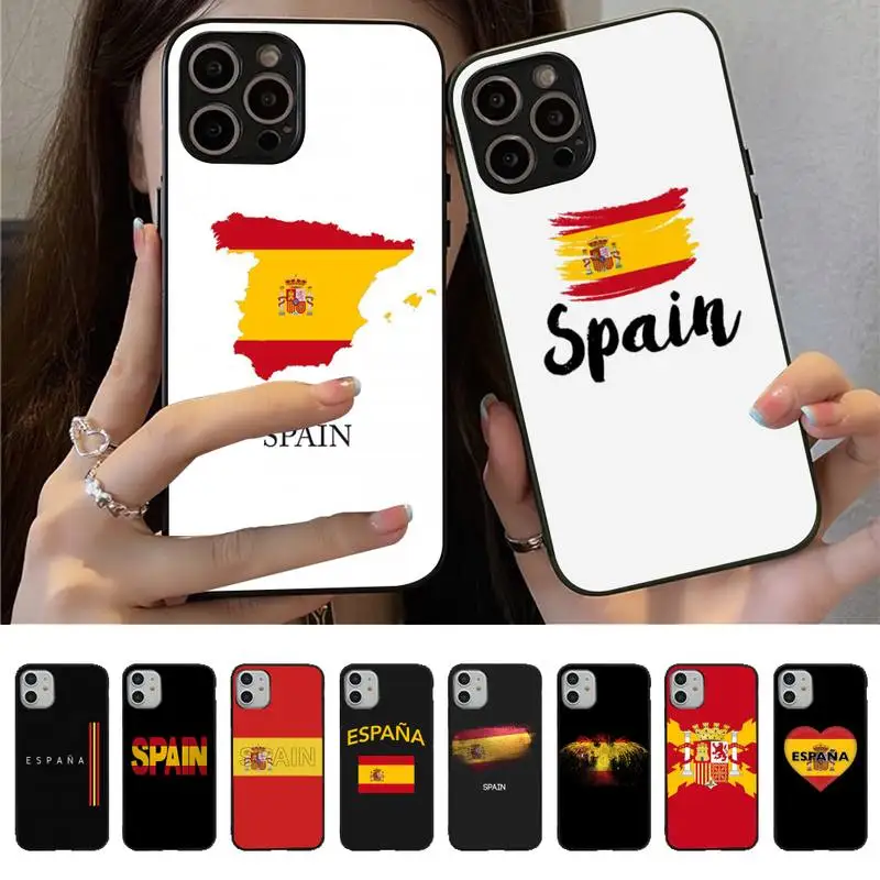 Spain Coat of Arms Flag Phone Case For iPhone 13 11 8 7 6 6S Plus X XS MAX 5 5S SE 2020 XR 11 pro capa