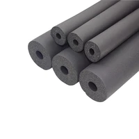 sponge rubber pipe black insulation pipe waterproof pipeline holder thermal tubular protective sleeve air conditioning fitting