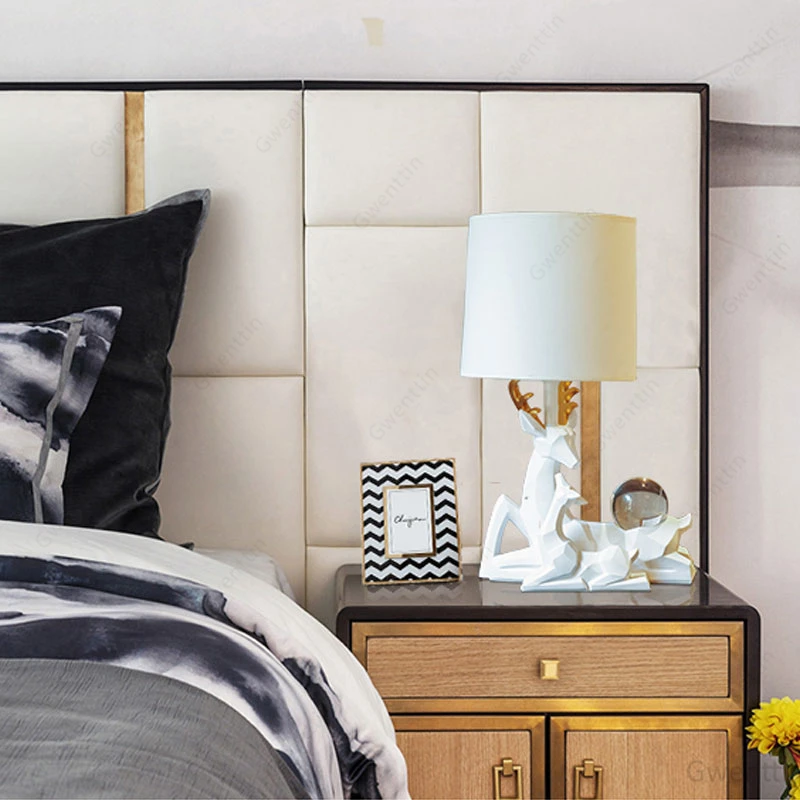 Настольная лампа из смолы скандинавский Настольный светильник для домашнего