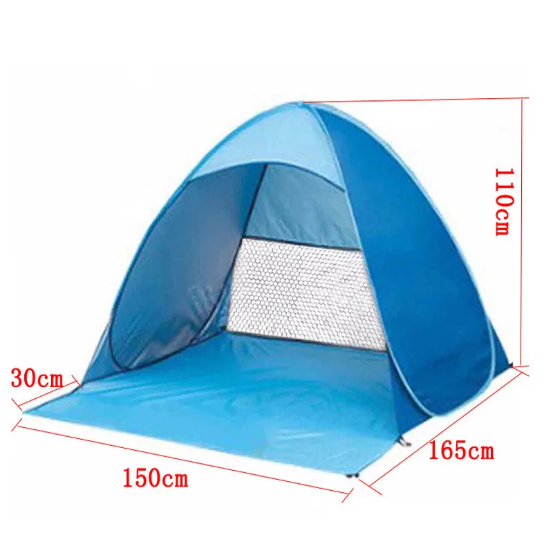 Автоматическая Пляжная палатка RU сверхлегкая Складная всплывающая для всей