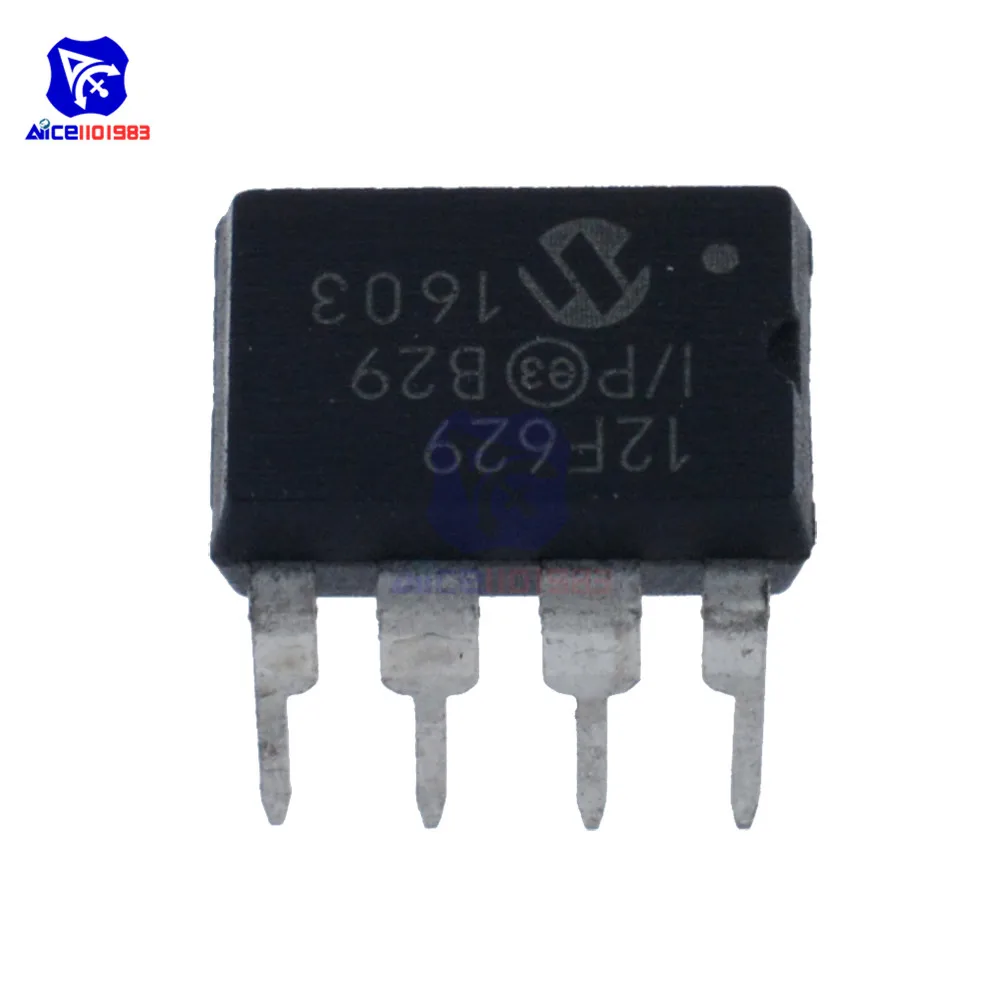 Оригинальные интегральные схемы diymore микросхемы PIC12F629-I/P 12F629-I/P 12F629 DIP-8 MCU IC |