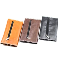 cigarette rolling pipe tobacco pouch case wallet tip paper holder pu leather tobacco bag smoking accessories