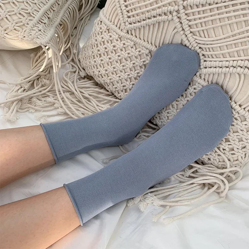Women Socks 2022 New Fashion Cute Color Socks For Women Cotton Soft Comfortable Korean Style Colorful Slouch Socks Girls Cute