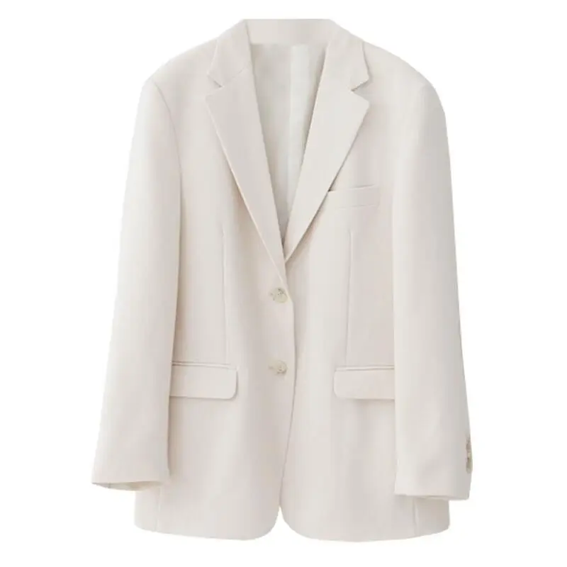 

Office Lady Loose Outerwear Women Suit Jacket Spring Summer Female Jacke 2021 Elegant Chic Single-breasted Women Blazer Female