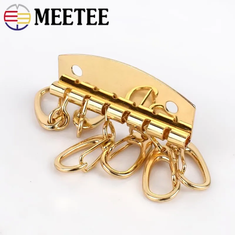 4/10 шт. 6 крючков металлические кольца держатели для ключей|Пряжки и крючки| |