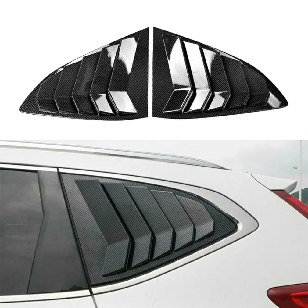 

1Pair Carbon Fiber ABS Side Vent Window Scoop Louver Trim For CR-Vs CRV 2017 2018 2019 Car Accessories