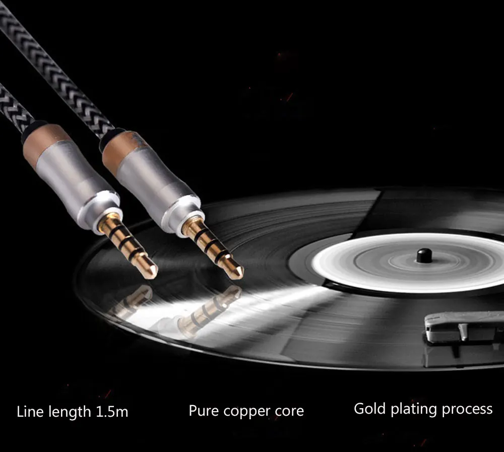 Aux кабель 3 5 мм со штекером стерео вспомогательный автомобильный аудиокабель