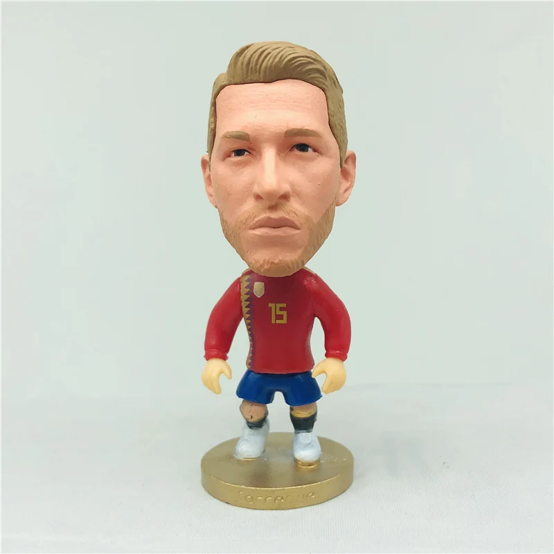 Кукла для игры в футбол высота 2 55 см Красная фигурка Ramos 2019|Куклы| |