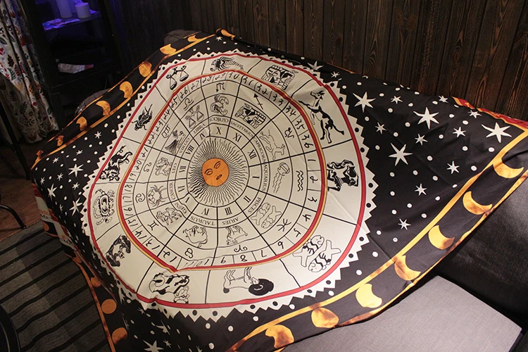 

Tarot Tablecloth Aspect Astrology Constellation Board Game Mat, Sofa Carpet OtsugeUranainandesu novelty decoration Blanket