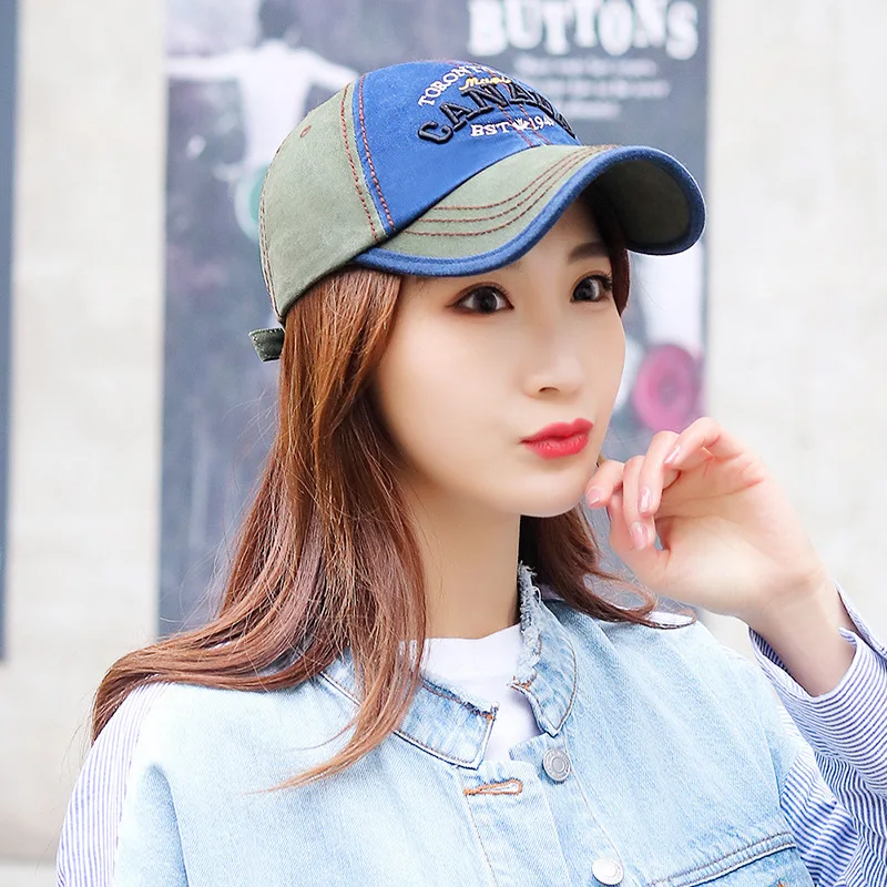 Новая трендовая цветная хлопковая шляпа от солнца мягкая мытая Кепка для мужчин