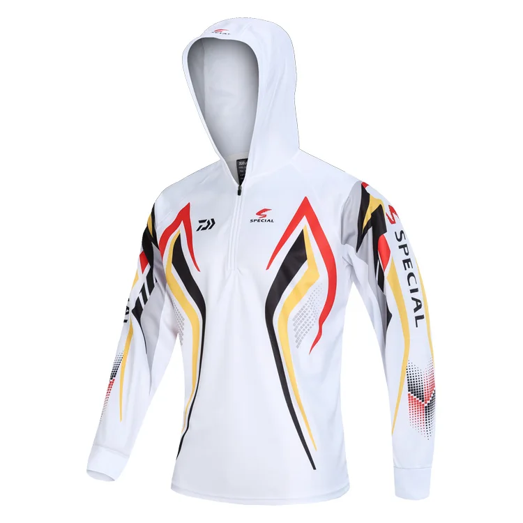 

2020 DAIWA Summer Fishing Clothing Hooded Jacket Waterproof Quick-Drying Coat Fishing Shirt For Hiking Cycling Fishing Clothes