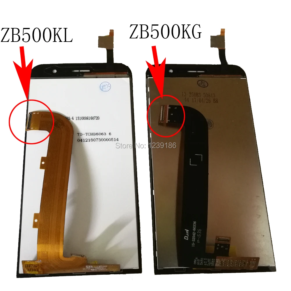 

BestNull 5.0inch ZB500KG LCD Display+Touch Screen panel Digitizer Accessories For ASUS Zenfone GO ZB500KL X00AD Smartphone