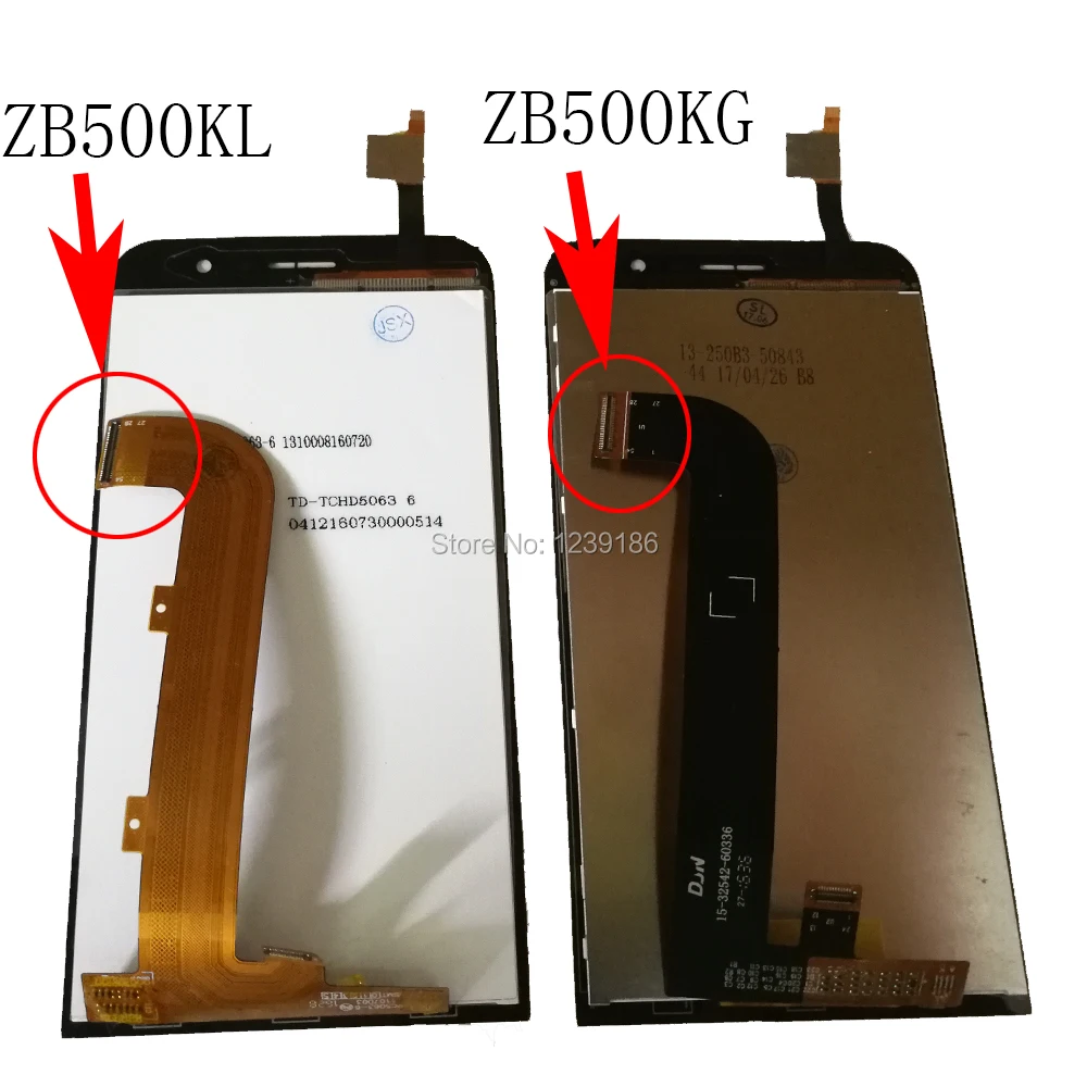 BestNull 5.0inch ZB500KG LCD Display+Touch Screen panel Digitizer Accessories For ASUS Zenfone GO ZB500KL X00AD Smartphone