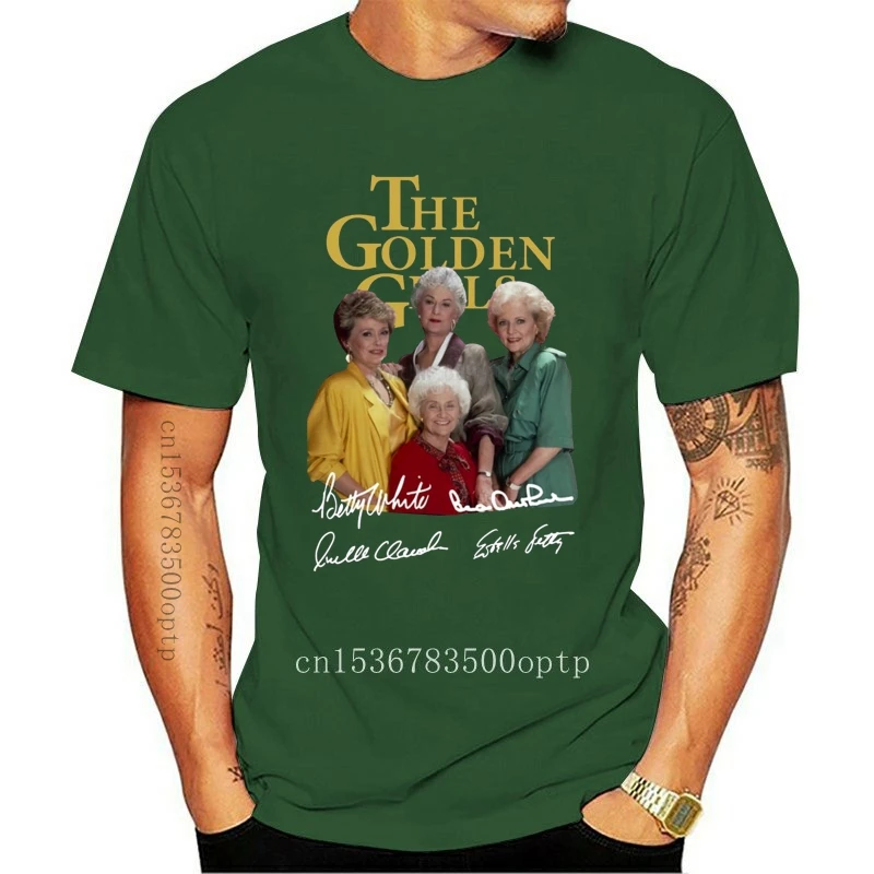 

New The Golden Girls Signature Men T Shirt Black Cotton S 4Xl 011366