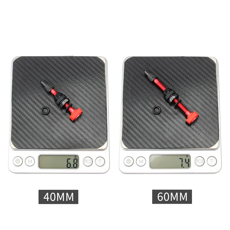 

Muqzi 1Pcs Bike Presta Tubeless Air Valve 40Mm 60Mm Tubeless Wheel Tyre F/V Klep Mtb weg Fietsband Onderdelen W/Tool