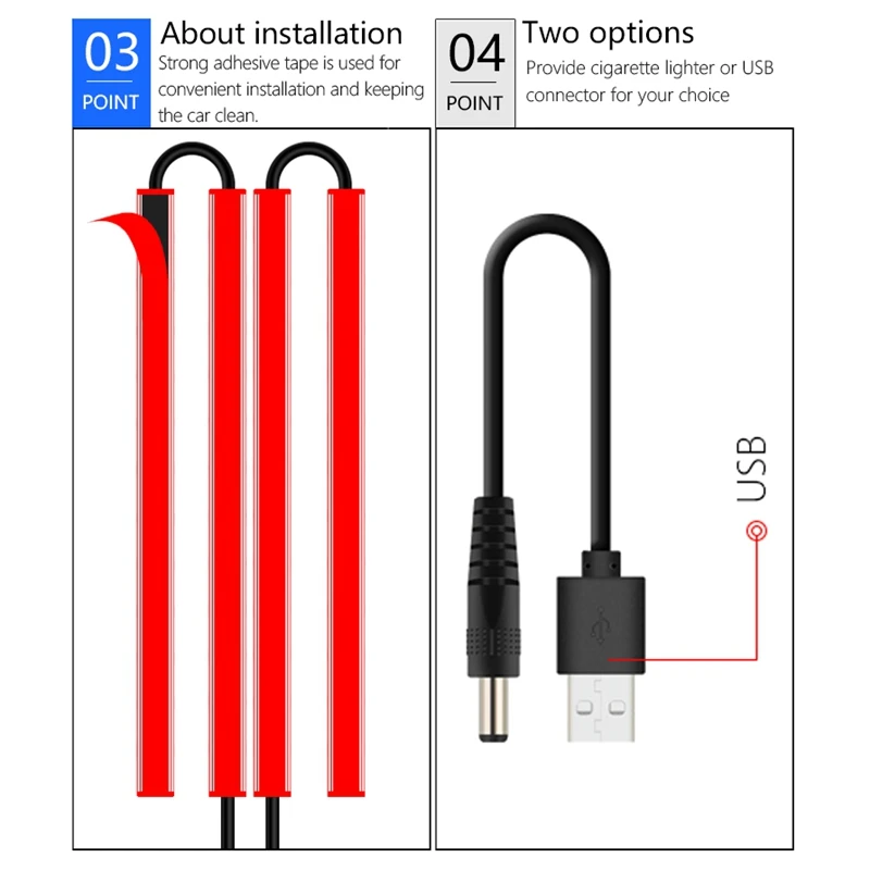 

For Led lamp, built-in LED lamp, application control, waterproof, USB port, multi-color music activation