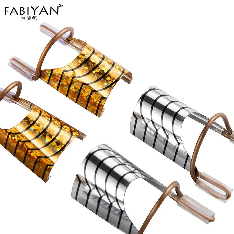 Металлическая форма 5 шт. для дизайна ногтей C изогнутая направляющая выдвижения