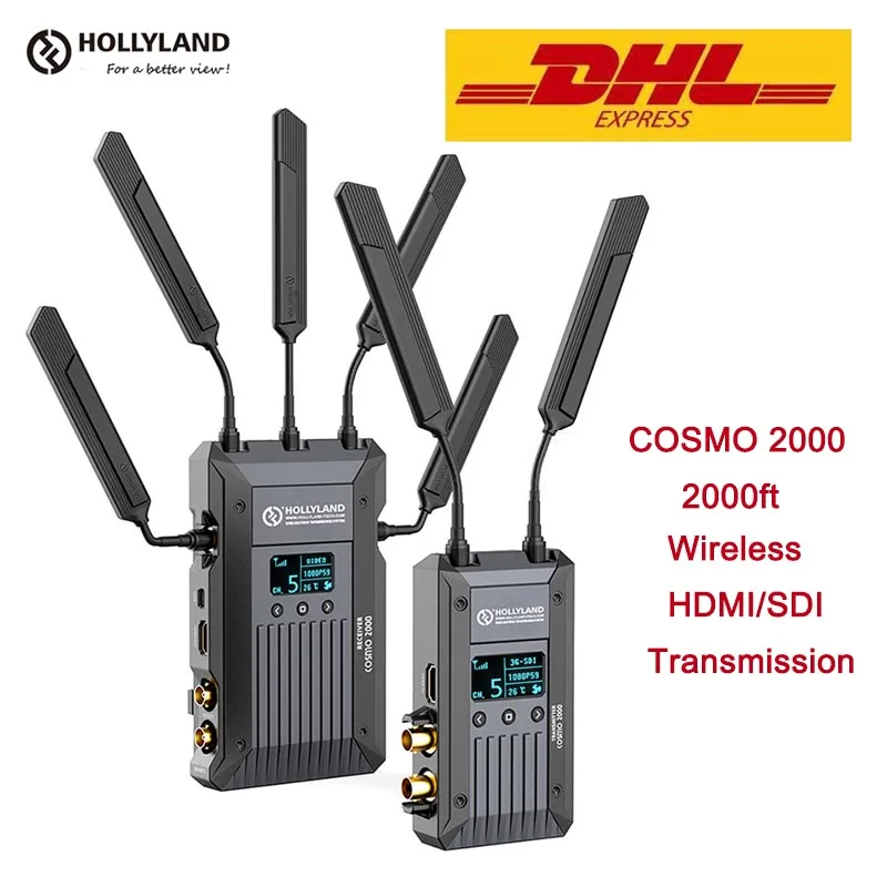 Оригинальный Hollyland COSMO 2000 2000ft 1080P беспроводной HD видео передатчик приемник HDMI
