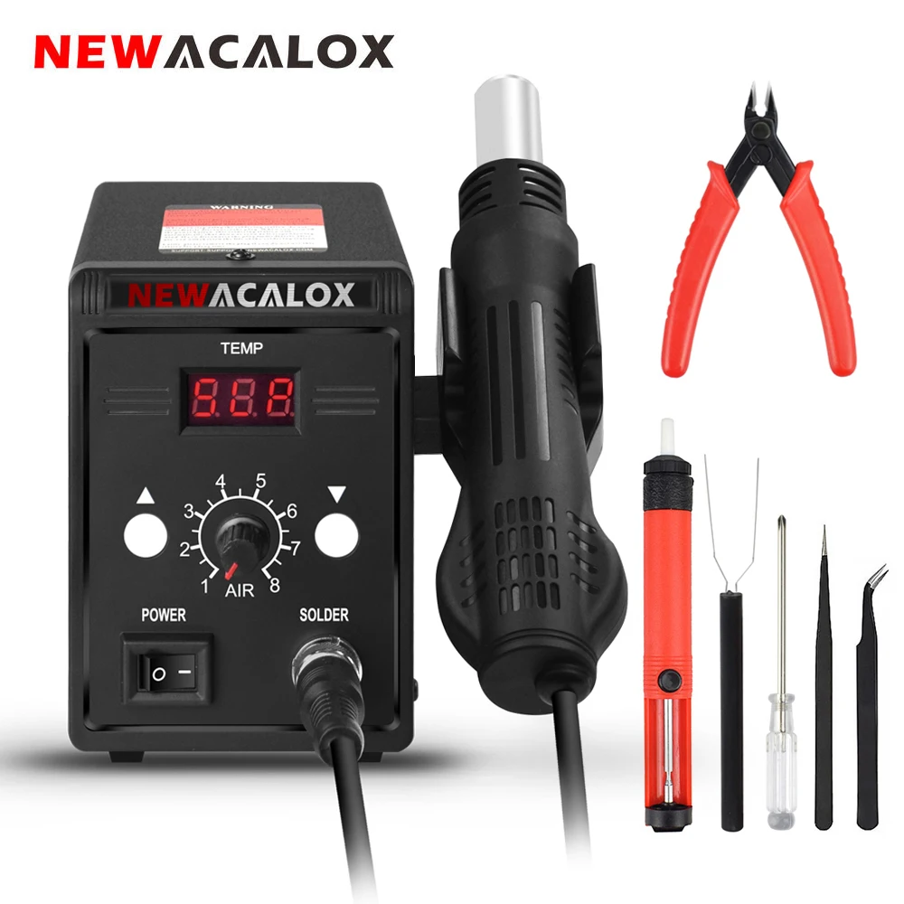Паяльная станция NEWACALOX 858D 110 В/220 В 700 Вт|Паяльные станции| |