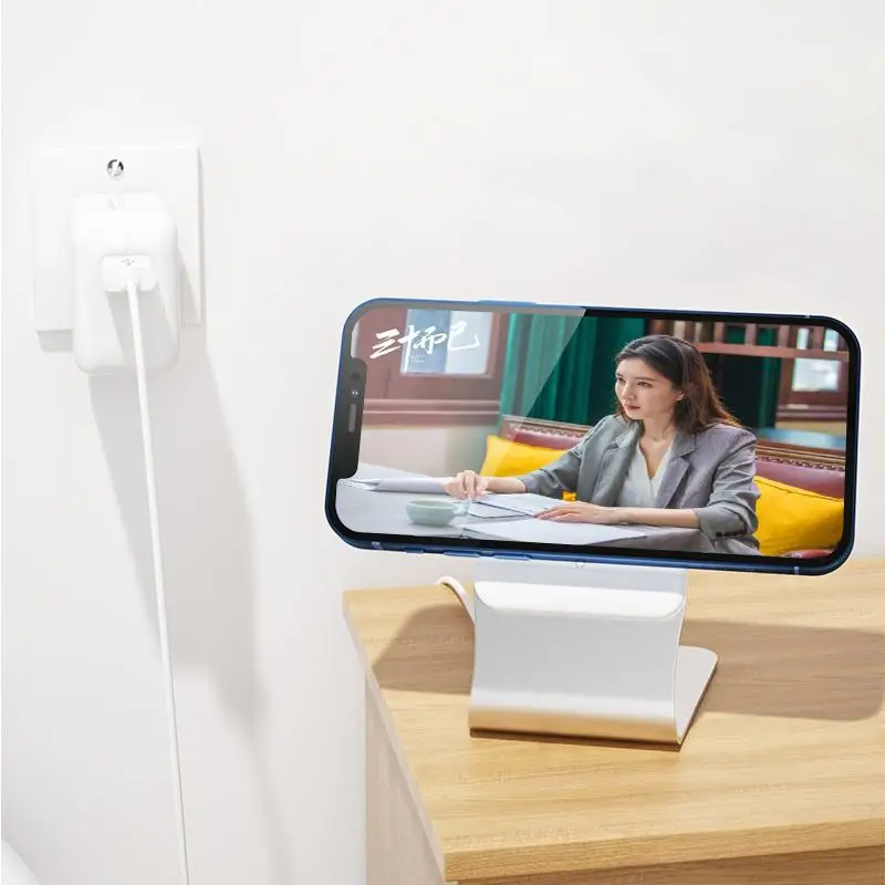 

Bakeey Phone Holder Charger Bracket Holder Stand For IPhone 12 Charger Desktop Wireless Charger Support Mount