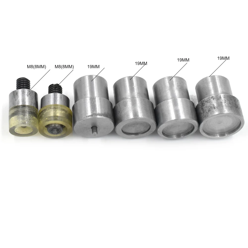 15 20 мм пресс для пуговиц. Ручное нажатие кнопки машины. Металлические формы