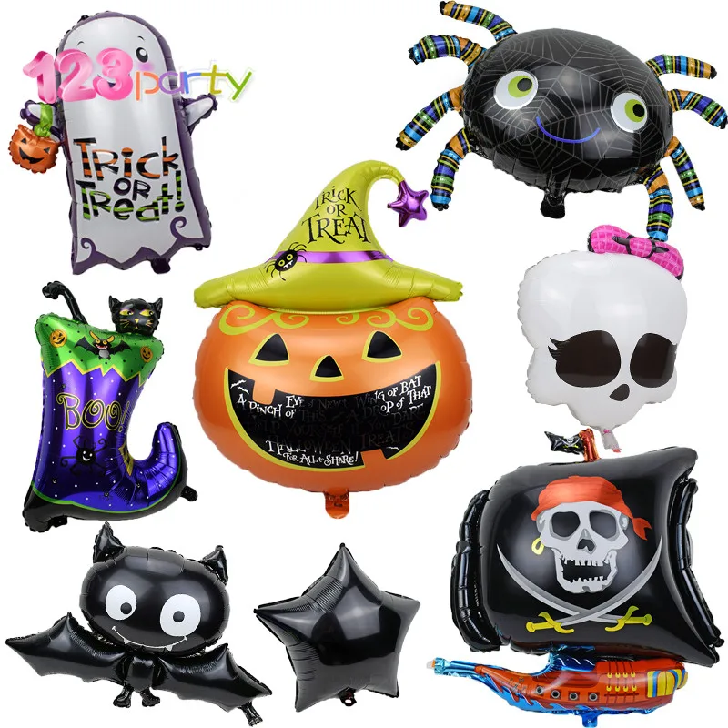 Воздушные шары из фольги в виде тыквы призрака паука летучей мыши | Дом и сад