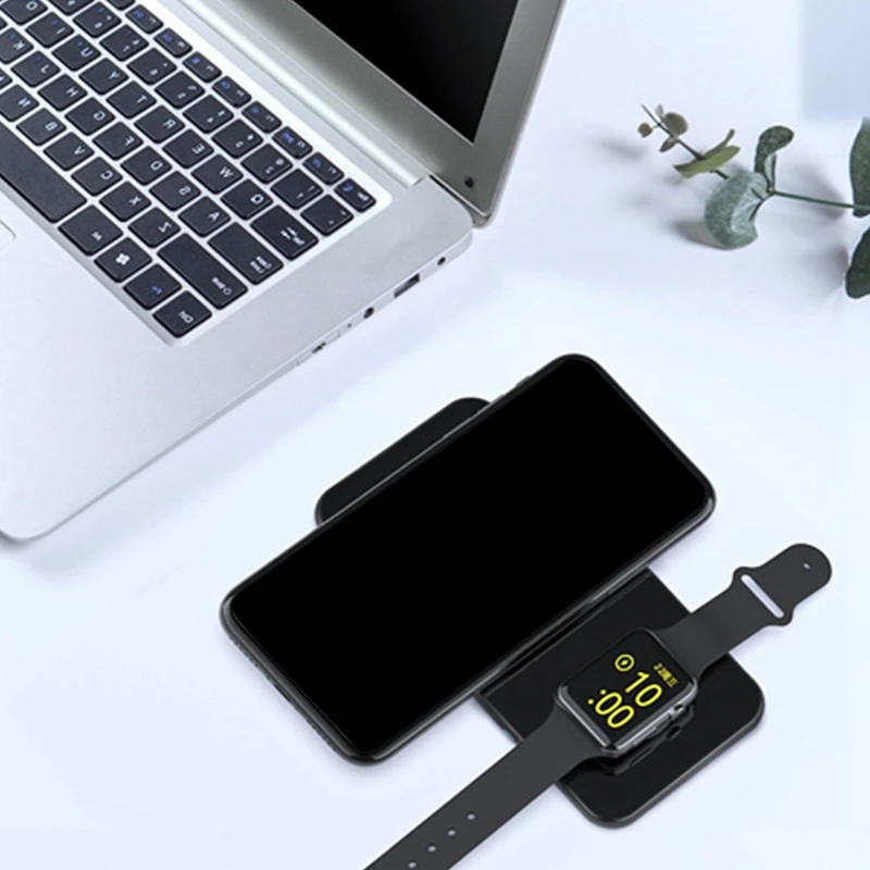 

Qi Wireless Charger for Apple Watch IWatch 15W 3 in 1 Fast Wireless Charging Pad for iPhone 11 Pro XS X 8